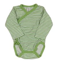 Bílo-zelené pruhované zavinovací body C&A