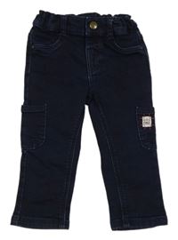 Tmavomodré skinny rifle s kapsami kiabi