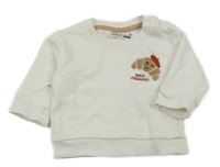 Bílá mikina s obrázkem Ergee