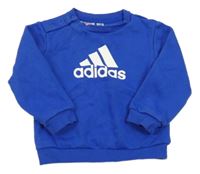 Modrá mikina s logem Adidas