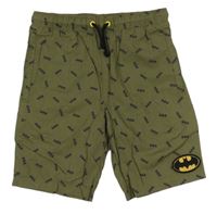Khaki vzorované plátěné kraťasy - Batman George