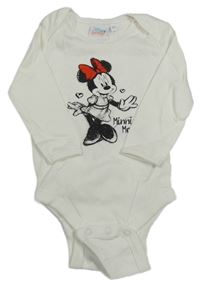 Bílé body s Minnie Disney