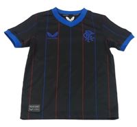 Černo-modro-červené pruhované sportovní tričko Castore