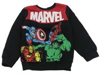 Černá mikina se superhrdiny MARVEL