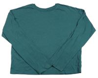 Zelené crop triko H&M