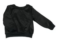 Černá zateplená mikina Shein