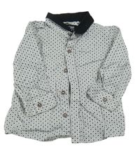 Bílo-černá vzorovaná košile Next