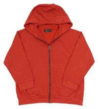 Červená propínací mikina s kapucí Next