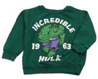 Tmavozelená mikina s Hulkem George