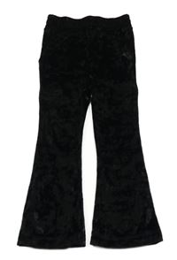 Černé sametové flare legíny S. Oliver