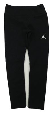 Černé crop legíny s logem Jordan Air