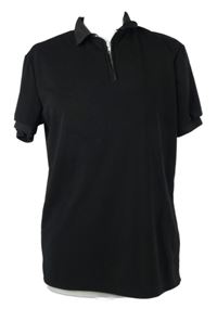 Pánské černé polo tričko Manfinity 