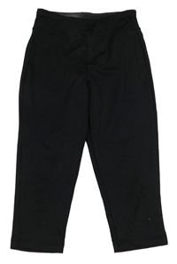 Černé elastické capri legíny Pocopiano