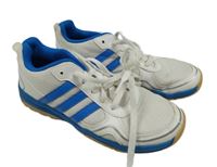 Bílo-modré sálové boty Adidas vel.33