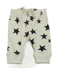 Smetanové lehké tepláky s hvězdami Next