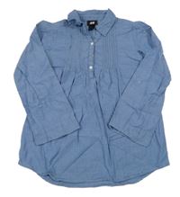 Modrá polohalenka H&M