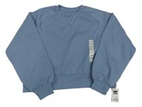 Nové - Modrá crop mikina Dunnes