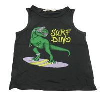 Černé tílko s dinem H&M