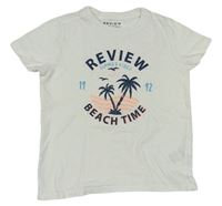 Bílé tričko s palmami Review