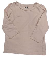 Světlerůžové triko H&M