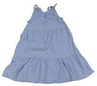 Světlemodré žebrované šaty Primark