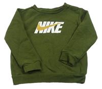 Khaki mikina Nike