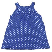 Modrý top s puntíky Mothercare