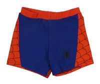 Tmavomodro-červené nohavičkové plavky se Spider-manem George