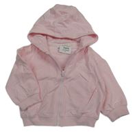 Nové - Světlerůžová propínací mikina s kapucí Pepco