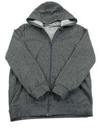 Šedá propínací mikina s kapucí LC Waikiki 