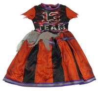 Kostým - Čerrveno-černé šaty Harley Quinn