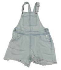 Světlemodré riflové laclové kraťasy s prošoupáním M&S