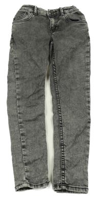 Šedé teplákové skinny rife Noppies