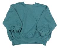 Zelená oversize mikina s nápisem George 