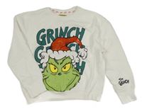 Smetanová vánoční mikina s Grinchem PRIMARK