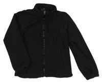 Černá fleecová funkční propínací mikina MOUNTAIN WAREHOUSE