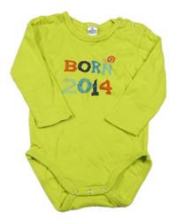 Limetkové body s nápisem a šnečkem Topomini