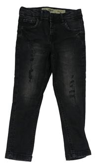 Černé skinny rifle s prošoupáním Denim Co.