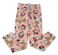 Nové - Růžové legíny s Minnie a přáteli Disney