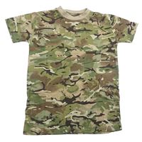 Khaki army tričko 
