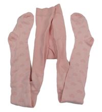 Světlerůžové punčocháče se srdíčky Yigga