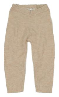 Světlerůžové pletené tepláky H&M