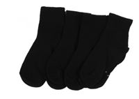 Nové - 4x černé ponožky 