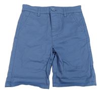 Šedomodré chino kraťasy Denim Co.