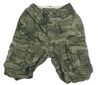 Khaki army plátěné cargo kraťasy GAP