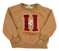 Hnědá mikina s písmenem - Harry Potter H&M