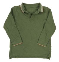 Khaki polo triko George