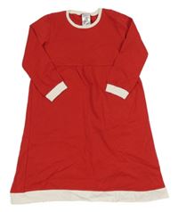 Červeno-bílé šaty Lindex