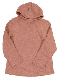 Růžová melírovaná funkční mikina s kapucí Regatta