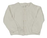 Bílý propínací svetr Next